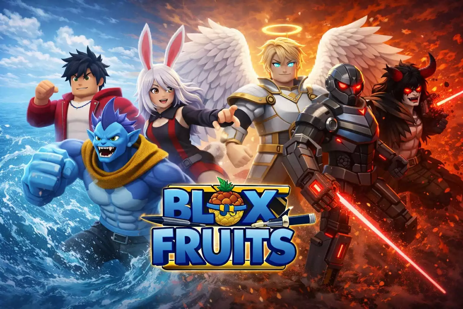 Acc 6 Tộc V4 Full Gear - Godhuman - Song Kiếm Oden